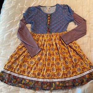 Matilda Jane harvest thanksgiving pumpkin dress girls 14
